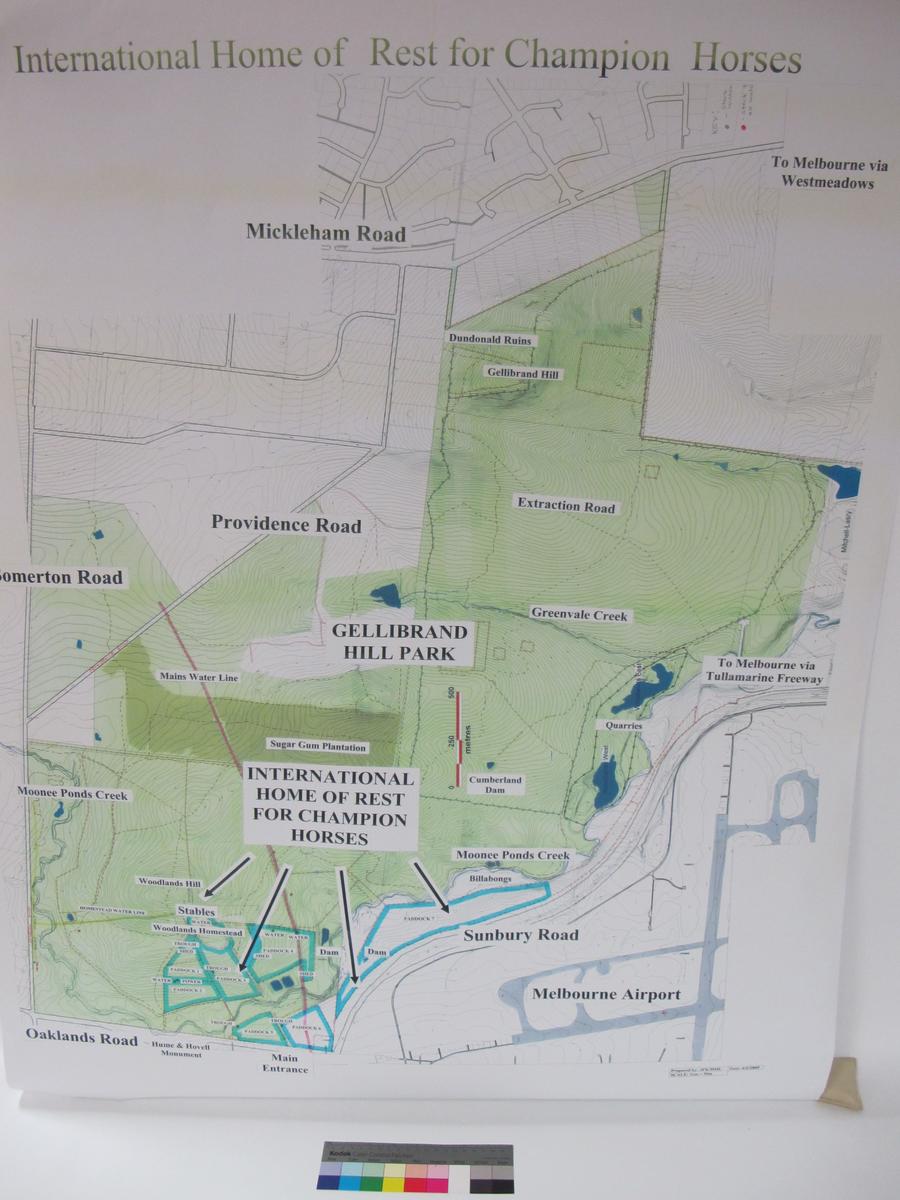 Map; Woodlands - Australian Racing Museum