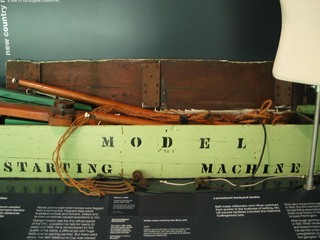 Starting Barriers; String Start Australian Racing Museum